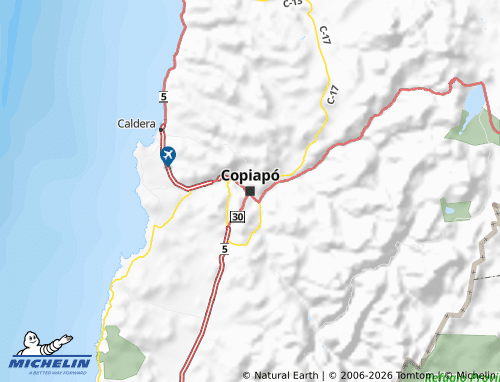 MICHELIN-Landkarte Copiapó - ViaMichelin