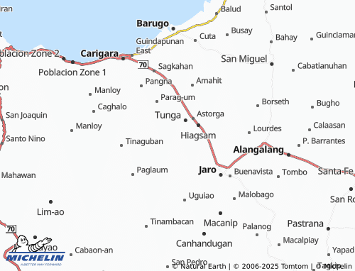 MICHELIN-Landkarte San Vicente - ViaMichelin