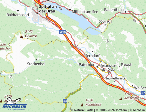 Mapa MICHELIN Zlan - ViaMichelin
