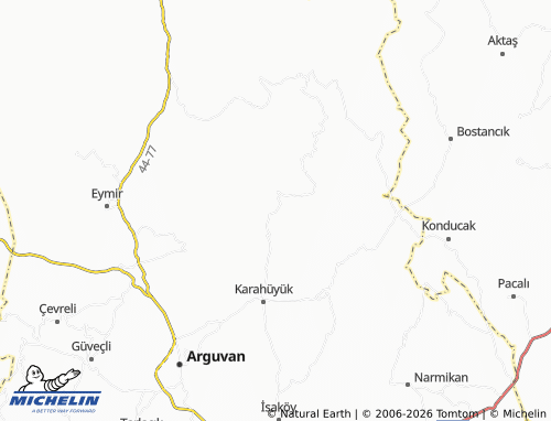 MICHELIN Kuyudere map - ViaMichelin