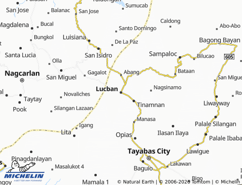 Mappa MICHELIN Lucban - ViaMichelin