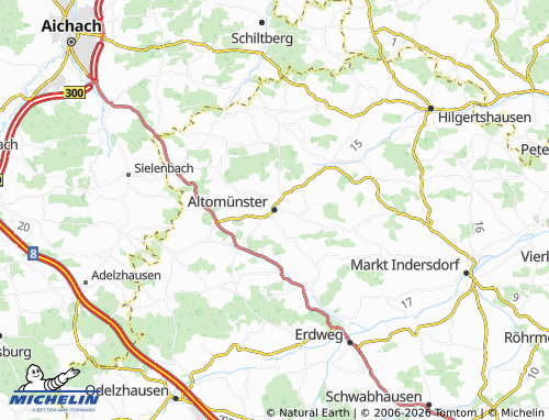 MICHELIN Altomünster map - ViaMichelin