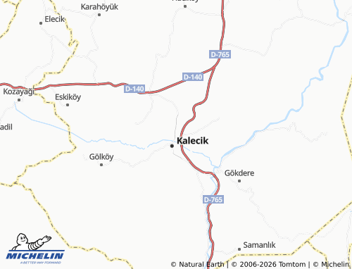 MICHELIN Halitcevriaslangil map - ViaMichelin