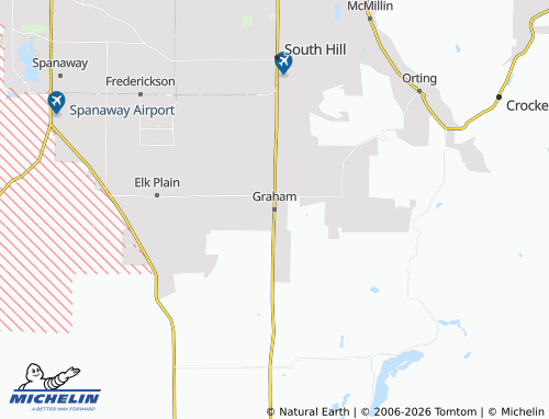 Mappa MICHELIN Graham - ViaMichelin