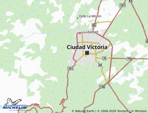 Mappa MICHELIN La Gloria - ViaMichelin