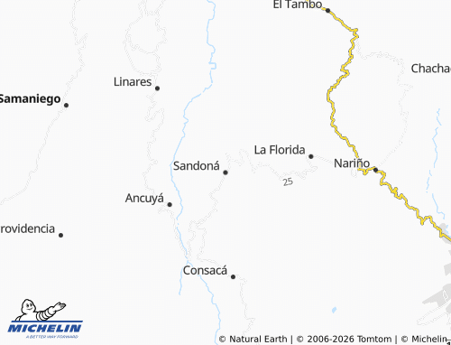 MICHELIN Sandoná map - ViaMichelin