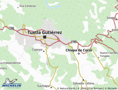 MICHELIN-Landkarte Aires del Oriente - ViaMichelin