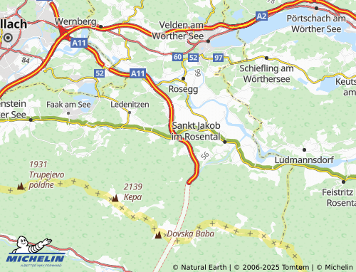 MICHELIN Winkl map - ViaMichelin