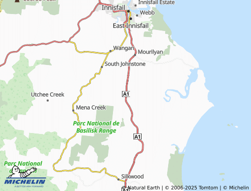 MICHELIN Moresby map - ViaMichelin
