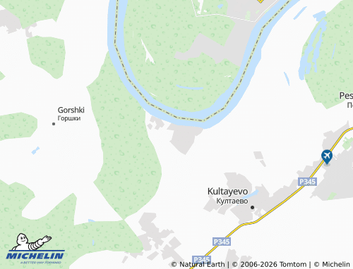MICHELIN-Landkarte Ust'-Tary - ViaMichelin