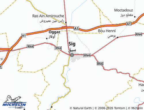 Carte MICHELIN Sig - ViaMichelin