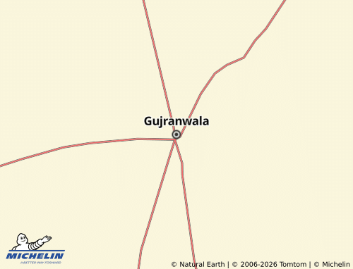 Carte MICHELIN Gujranwala - ViaMichelin