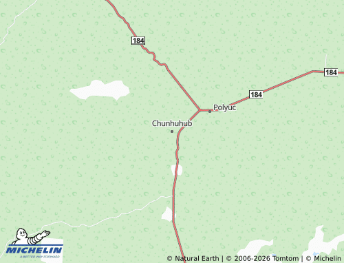 MICHELIN Chunhuhub map - ViaMichelin
