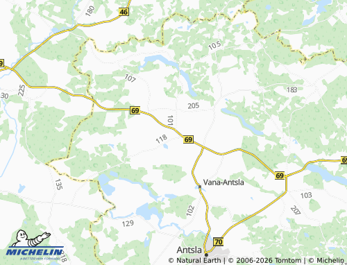 Mapa MICHELIN Kuldre - ViaMichelin
