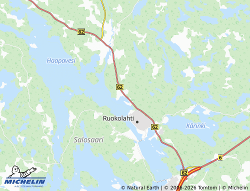 Kaart MICHELIN Haloniemi - ViaMichelin