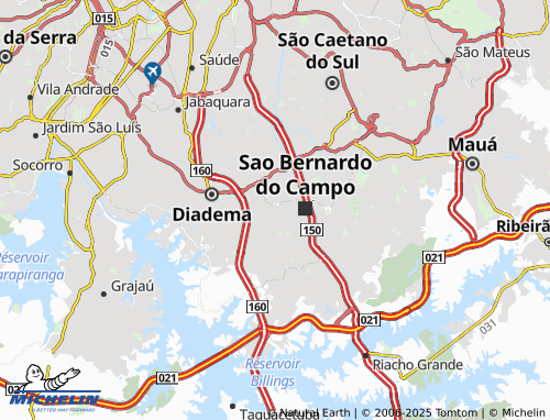 MICHELIN Independência map - ViaMichelin