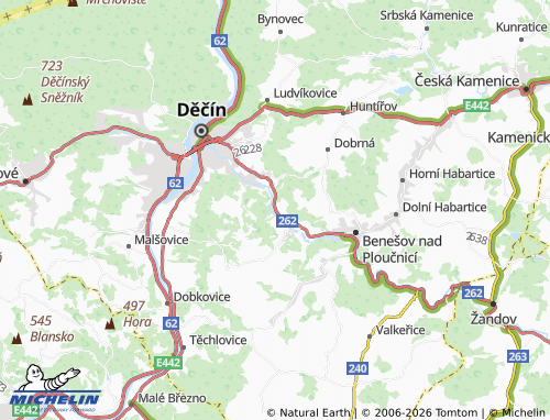 Mappa MICHELIN Soutěsky - ViaMichelin