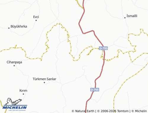 Mapa MICHELIN Çetederesi - ViaMichelin