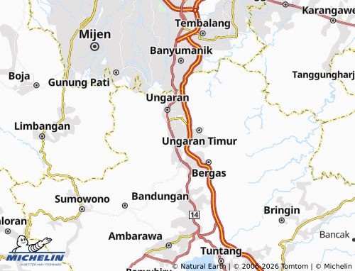 MICHELIN-Landkarte Gedanganak - ViaMichelin
