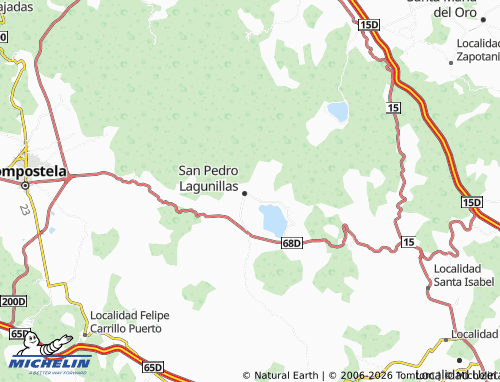 MICHELIN De Arriba map - ViaMichelin