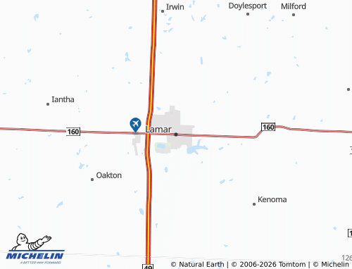 Mappa MICHELIN Lamar - ViaMichelin