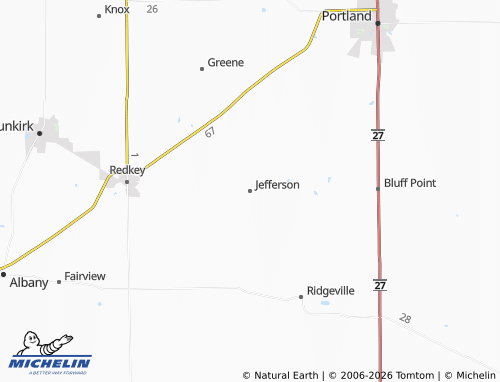 Mappa MICHELIN Jefferson - ViaMichelin
