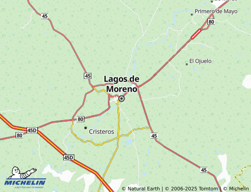 MICHELIN Bajo de Moya map - ViaMichelin