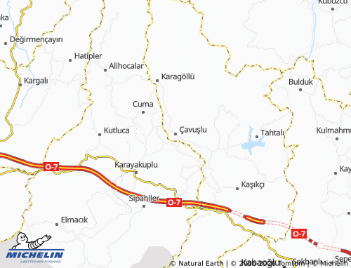 MICHELIN Çavuşlu map - ViaMichelin