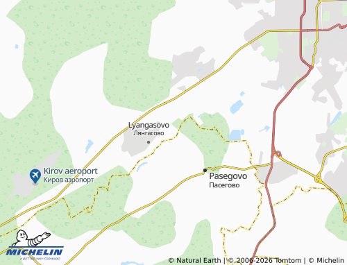 MICHELIN-Landkarte Lyangasy - ViaMichelin