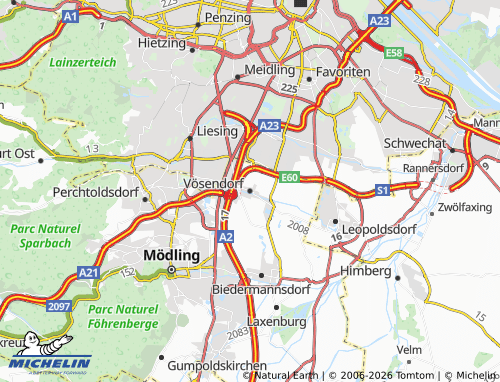 MICHELIN Vösendorf map - ViaMichelin