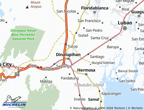 MICHELIN Pagalanggang map - ViaMichelin