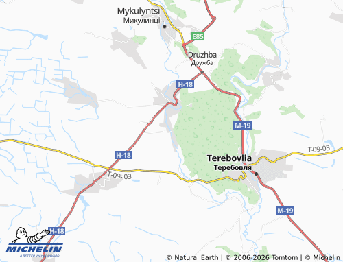 Mappa MICHELIN Rizdviany - ViaMichelin