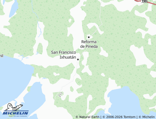 Mappa MICHELIN San Francisco Ixhuatán - ViaMichelin