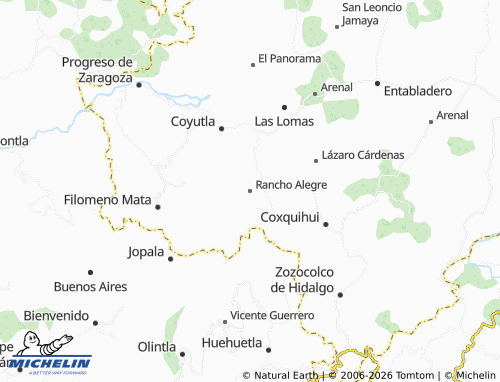 Mappa MICHELIN Rancho Alegre - ViaMichelin