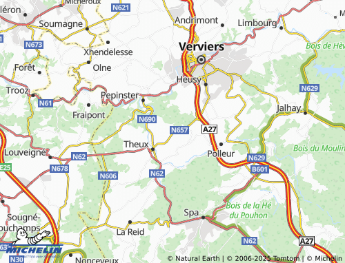 Carte MICHELIN Oneux - ViaMichelin