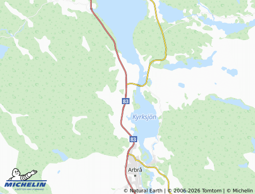 MICHELIN Vallsta map - ViaMichelin