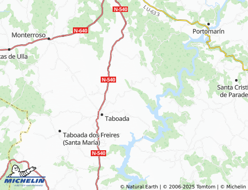 MICHELIN Vilar de Cabalos (Santa Eulalia) map - ViaMichelin