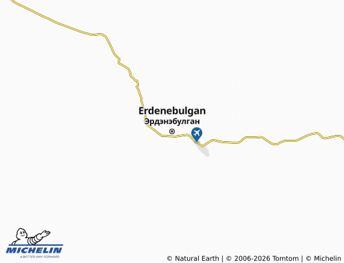 Kaart MICHELIN Erdenebulgan - ViaMichelin