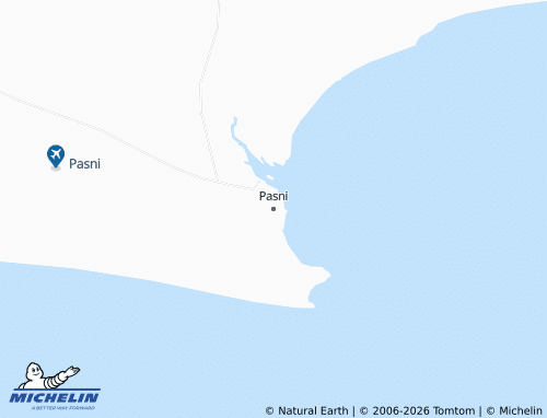 MICHELIN-Landkarte Pasni - ViaMichelin