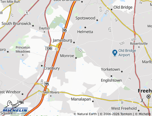 Mapa MICHELIN Monroe - ViaMichelin