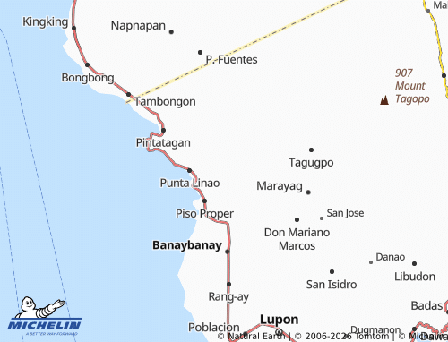 MICHELIN Causwagan map - ViaMichelin