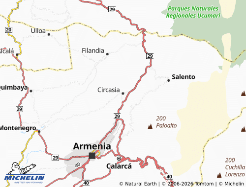 Mappa MICHELIN Circasia - ViaMichelin