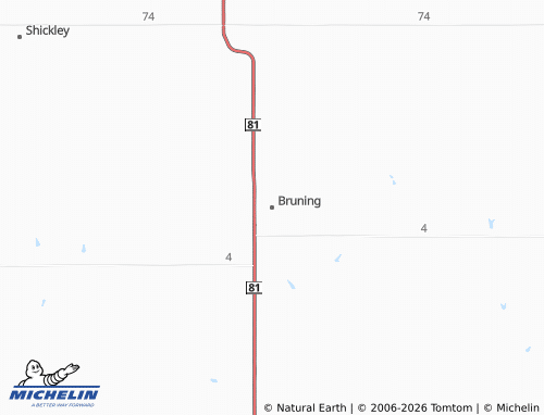 Mapa MICHELIN Bruning - ViaMichelin