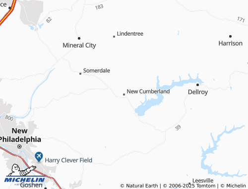 MICHELIN New Cumberland map - ViaMichelin