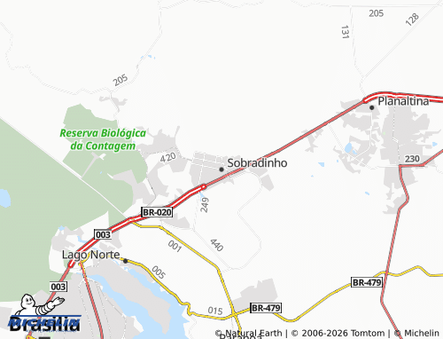 Mappa MICHELIN Sobradinho - ViaMichelin