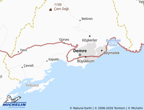 MICHELIN Karabucak map - ViaMichelin