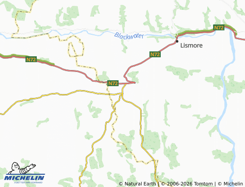MICHELIN-Landkarte Tallow - ViaMichelin