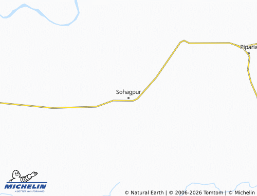 MICHELIN Sohagpur map - ViaMichelin