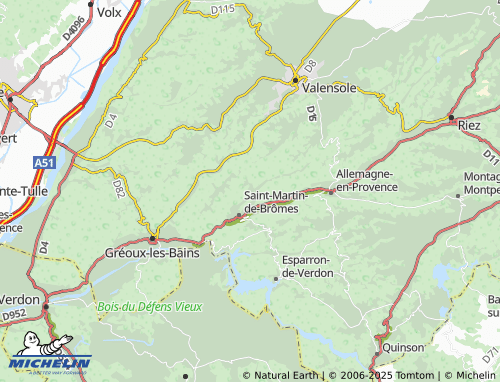 Carte MICHELIN Pinet - ViaMichelin
