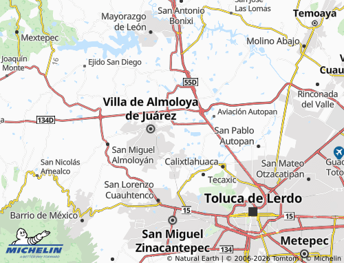 Kaart MICHELIN Colinas del Sol - ViaMichelin